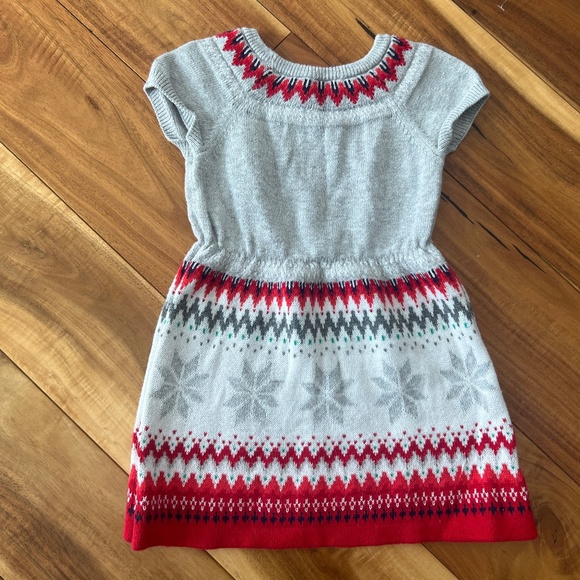 Gymboree Christmas/Holiday/Winter Sweater Dress size 6-12 months - Picture 2 of 6